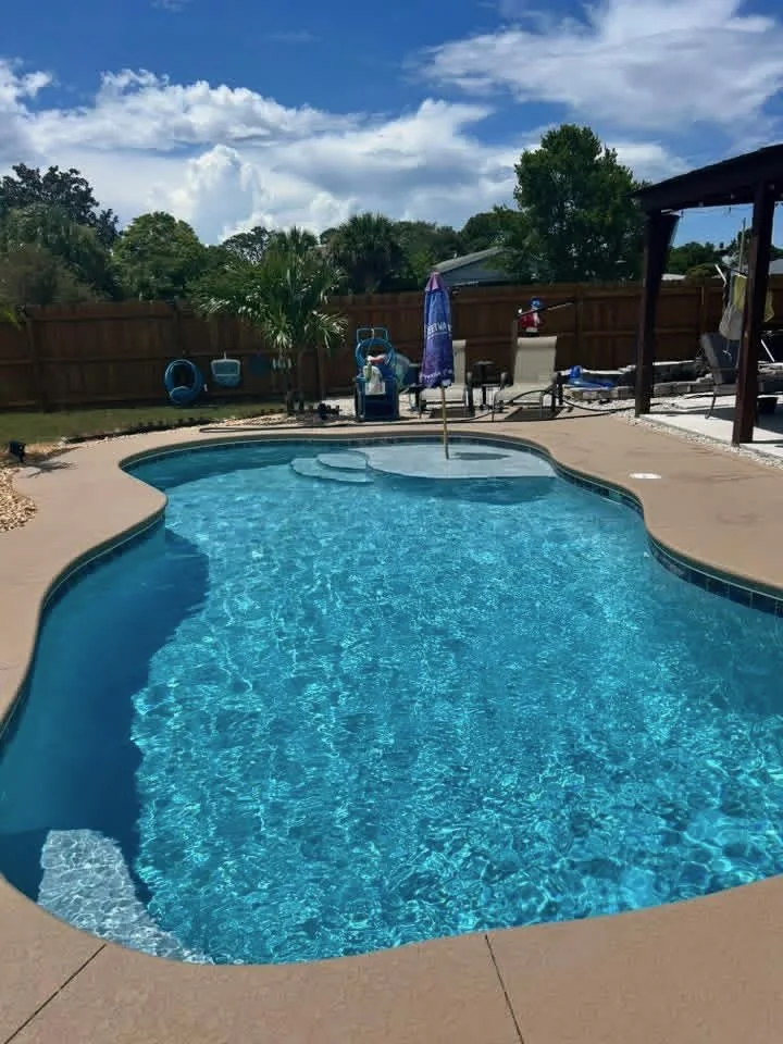 Pool cared for by Crown Pools