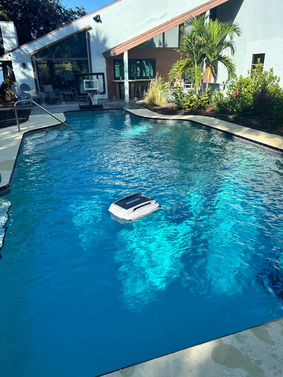 Poolside sunshine